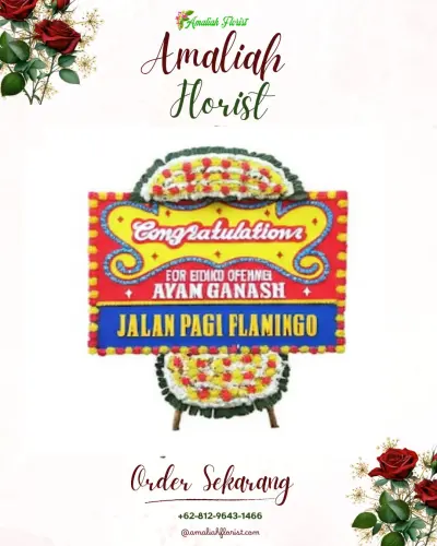 Bunga Papan Congratulation di Jelmu